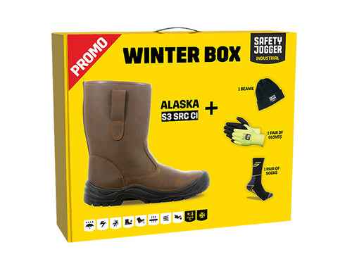 Winterbox mit dem S3 Sicherheitsstiefel Alaska 