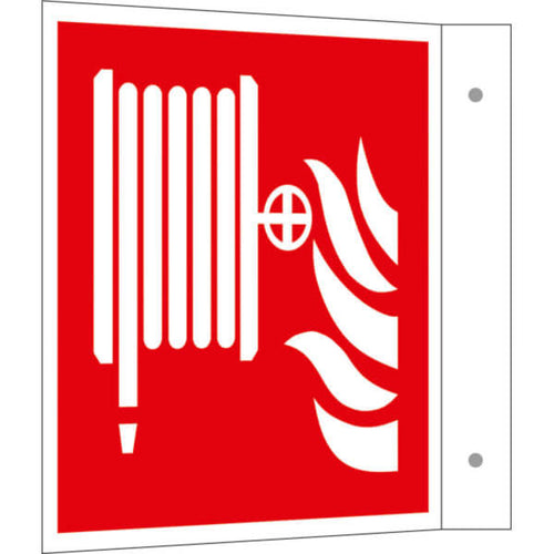 Brandschutzschild - Fahne - langnachleuchtend 