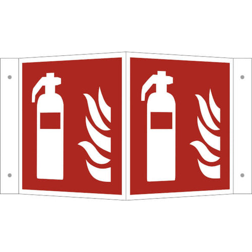 Brandschutzschild - Winkel 