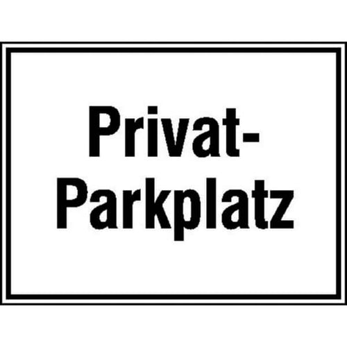 Parkplatzkennzeichnung / Hinweisschild 