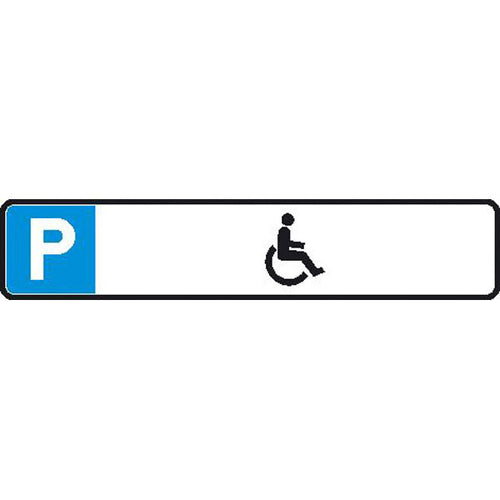 Parkplatzschild zur Reservierung 