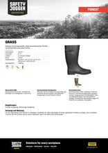 Lade das Bild in den Galerie-Viewer, Produktdatenblatt GRASS Stiefel Gummistiefel khaki
