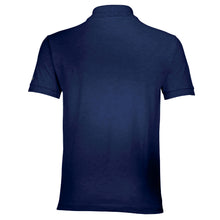 Lade das Bild in den Galerie-Viewer, Uvex Basic Poloshirt &quot;88170&quot; rückansicht mit Nackenband und Formkragen blau-navy

