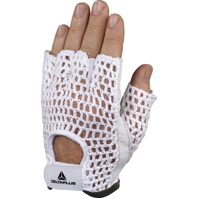 Fingerloser-Handschuh-Schafsnarbenleder -