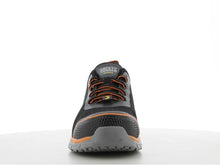 Lade das Bild in den Galerie-Viewer, Leichter, S1P sportlicher Sneaker &quot;LIGERO2S1P&quot; Vorderansicht mit Zehenschutzkappe und leichten Schuh orange
