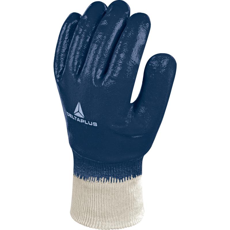 Handschuh Vorderansicht NI155 wenig hitzeempfindlich ölige und fettige Umgebungen blau