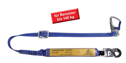 Verbindungsmittel für Hubarbeitsbühnen - Ausführung Gurtband Typ GB 27 R Hub, verstellbar