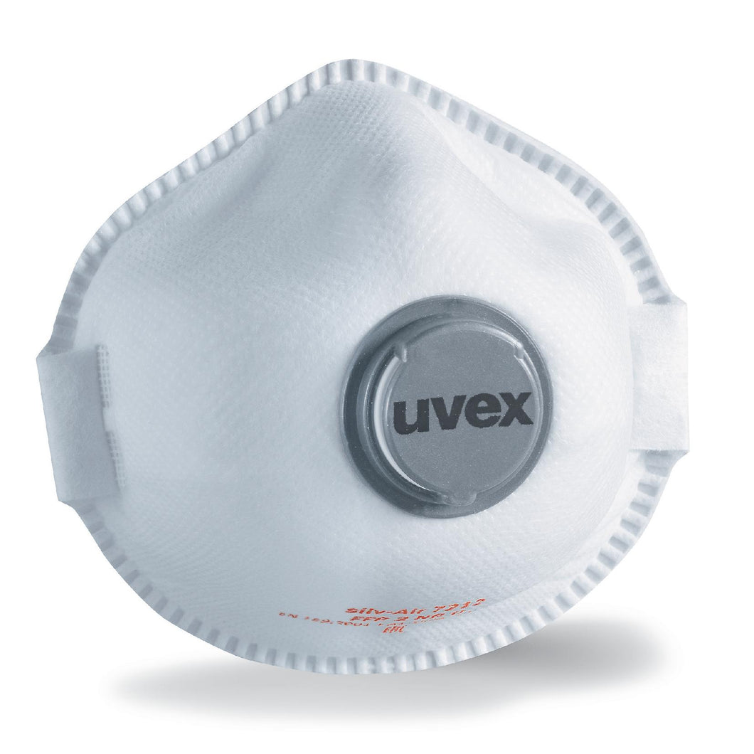 uvex silv-Air exxcel 7212 Atemschutzmaske FFP2 - 15 Stück